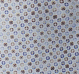 James Mosaic Print OoohCotton Shirt in Air Blue by Bugatchi