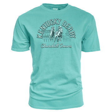 Kentucky Derby "Twin Spires" Tee in Caribbean by Blue 84