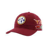 SEC Hat in Crimson by Zephyr - NEW TEAMS JUST ADDED!