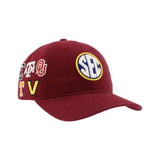 SEC Hat in Crimson by Zephyr - NEW TEAMS JUST ADDED!