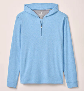 Watters DriRelease Performance 1/4 Zip Hoodie in Maliblu by Johnnie-O