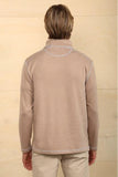 Sea Ranch Fleece 1/4 Zip Pullover in Dark Rye by True Grit