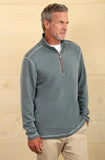 Sea Ranch Fleece 1/4 Zip Pullover in Industrial Blue by True Grit