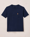 Kahuna Pocket T-Shirt in Navy by Johnnie-O