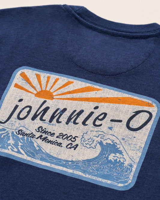 Kahuna Pocket T-Shirt in Navy by Johnnie-O