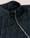 Belfry Quilted Puffer Vest in Black by Johnnie-O