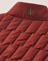 Belfry Quilted Puffer Vest in Dark Maroon by Johnnie-O