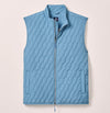 Belfry Quilted Puffer Vest in Mid Blue by Johnnie-O