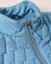 Belfry Quilted Puffer Vest in Mid Blue by Johnnie-O