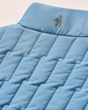 Belfry Quilted Puffer Vest in Mid Blue by Johnnie-O