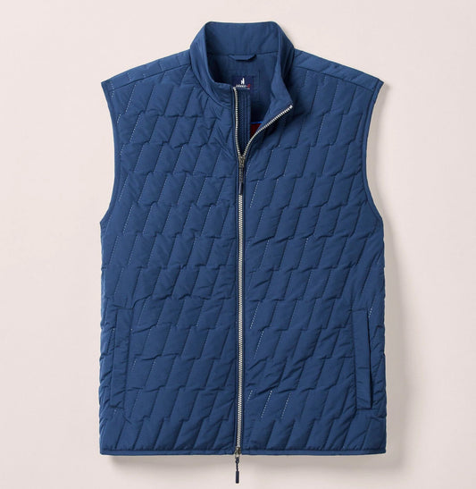 Belfry Quilted Puffer Vest in Space by Johnnie-O