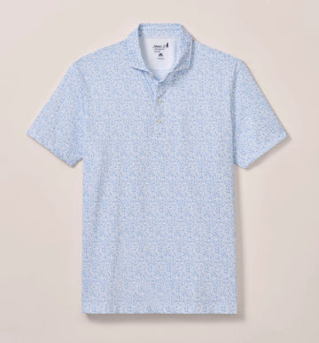 Boggings Performance Jersey Polo in Palisades Blue by Johnnie-O