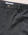 Burbank Stretch Knit 5-Pocket Pant in Charcoal by Johnnie-O