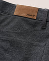 Burbank Stretch Knit 5-Pocket Pant in Charcoal by Johnnie-O