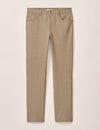 Burbank Stretch Knit 5-Pocket Pant in Khaki by Johnnie-O
