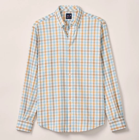 Callum Everyday Performance Button Down Shirt in Maliblu by Johnnie-O