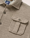 Carl Stretch Knit Flannel Lodge Shirt in Havana by Johnnie-O