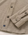 Carl Stretch Knit Flannel Lodge Shirt in Havana by Johnnie-O