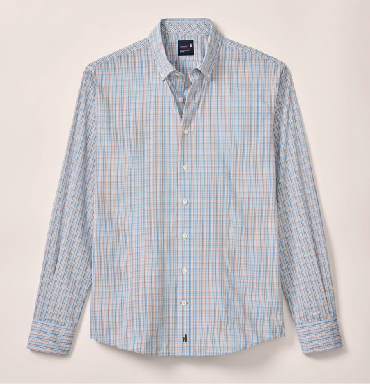 Cayden Everyday Performance Button Down Shirt in Maliblu by Johnnie-O