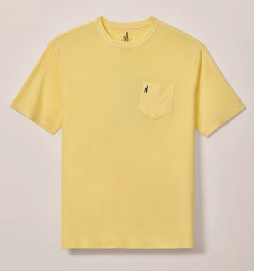 Dale 2.0 Pocket T-Shirt in Canary by Johnnie-O