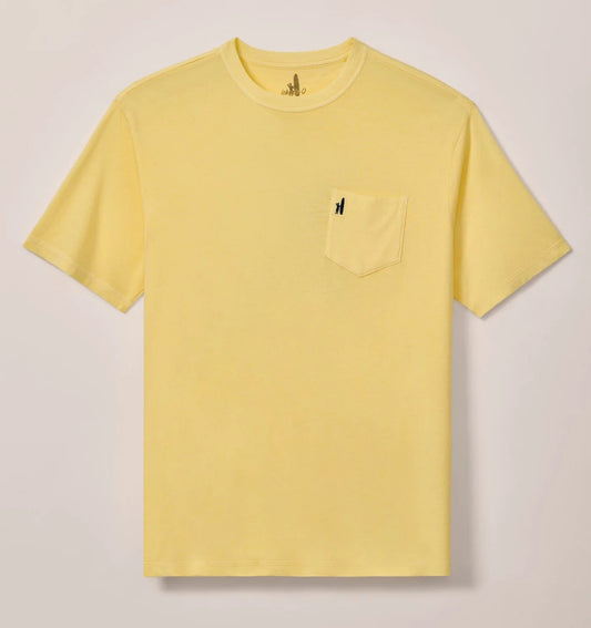 Dale 2.0 Pocket T-Shirt in Canary by Johnnie-O