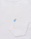 Dale 2.0 Pocket T-Shirt in White by Johnnie-O