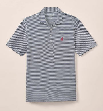 Dru Performance Mesh Polo in Navy by Johnnie-O