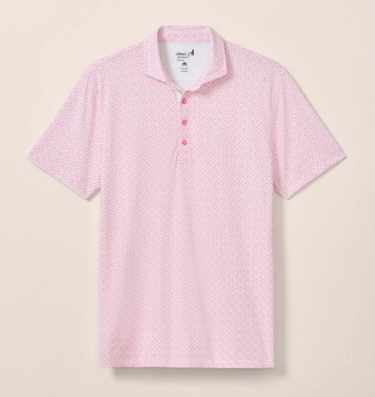 Flock Yeah Performance Mesh Polo in Azalea by Johnnie-O