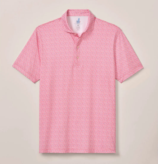 Four Leaf Featherweight Performance Polo in Azalea by Johnnie-O