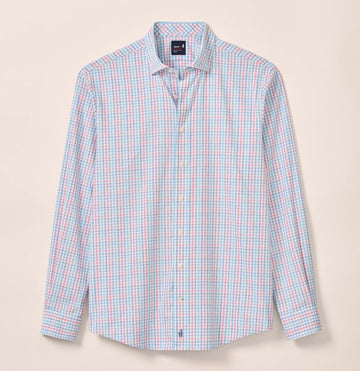 Han Everyday Performance Button Down Shirt in White by Johnnie-O