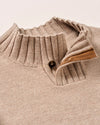 Innis Top Shelf Cashmere Blend Mockneck Sweater in Camel by Johnnie-O