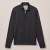 Jamie Jacquard Stretch 1/4-Zip Pullover in Black Seal by Johnnie-O