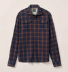 Judah Stretch Knit Flannel Lodge Shirt in Coffee by Johnnie-O