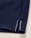 Jumpin Ribbed Knit Performance Shorts in Navy by Johnnie-O