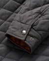 Juno Quilted Snap Jacket in Dark Gray by Johnnie-O