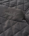 Juno Quilted Snap Jacket in Dark Gray by Johnnie-O