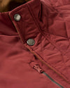 Juno Quilted Snap Jacket in Dark Maroon by Johnnie-O