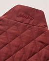 Juno Quilted Snap Jacket in Dark Maroon by Johnnie-O