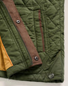 Juno Quilted Snap Jacket in Mangrove by Johnnie-O