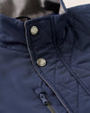 Juno Quilted Snap Jacket in Navy by Johnnie-O