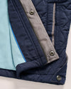 Juno Quilted Snap Jacket in Navy by Johnnie-O