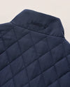 Juno Quilted Snap Jacket in Navy by Johnnie-O