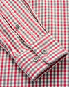 Kirtland Natural Performance Button Down Shirt in Malibu Red by Johnnie-O
