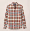 Knick Performance Flannel Button Down Shirt in Pumpkin by Johnnie-O
