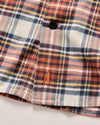 Knick Performance Flannel Button Down Shirt in Pumpkin by Johnnie-O