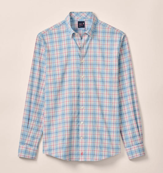 Lanes Everyday Performance Button Down Shirt in Maliblu by Johnnie-O