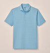 Lyndonn Stripe Performance Jersey Polo in Kona by Johnnie-O