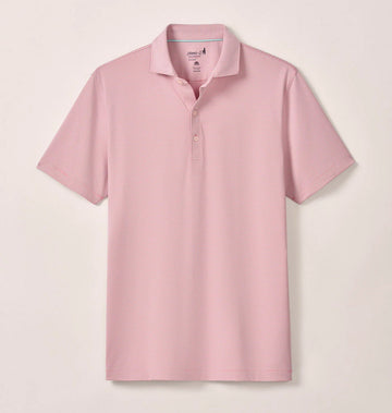 Lyndonn Stripe Performance Jersey Polo in Sardinia by Johnnie-O