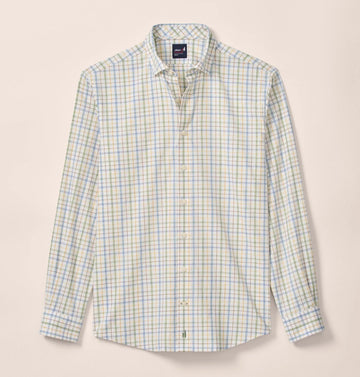 Maarten Everyday Performance Button Down Shirt in Moss by Johnnie-O