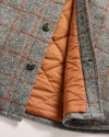 McDowell Wool Quilt-Lined Shacket in Charcoal by Johnnie-O